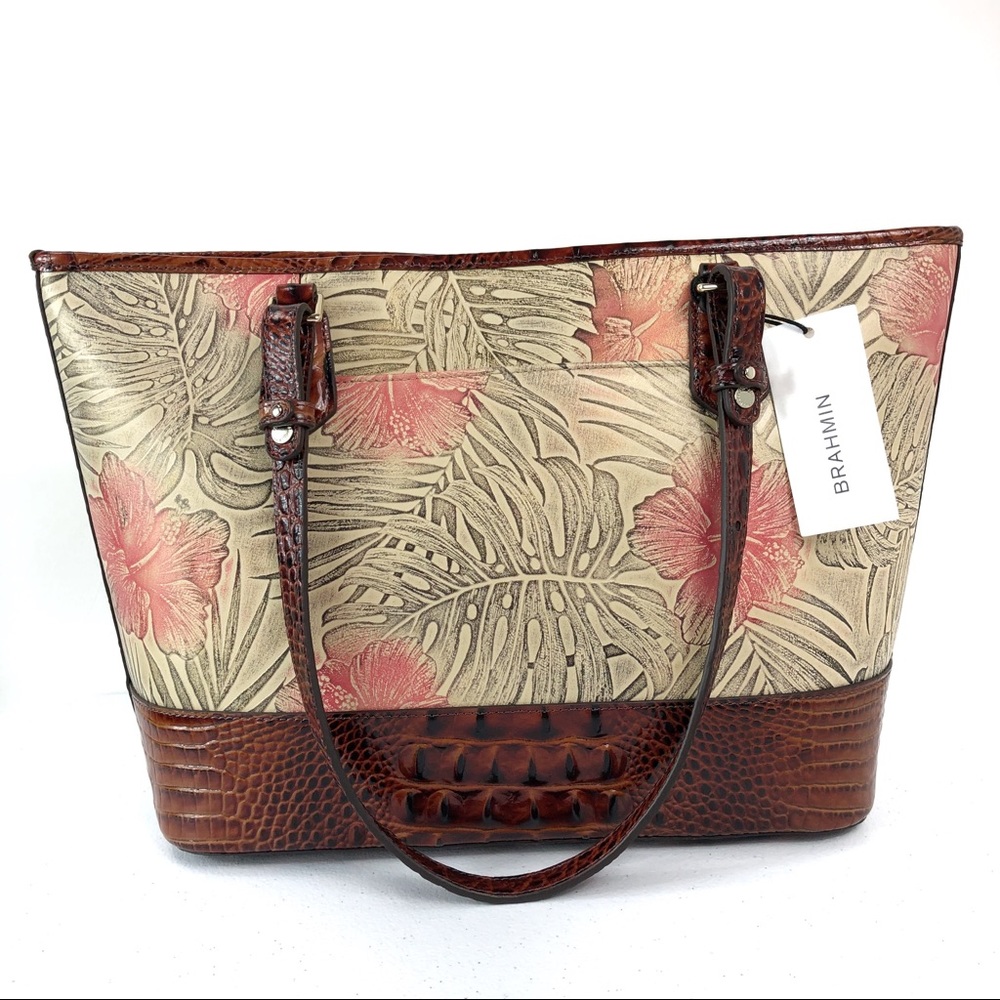 New Brahmin Genuine Leather shoulder bag m… - Picture 1 of 8